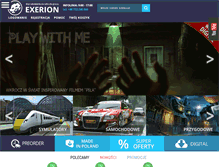 Tablet Screenshot of exerion.pl
